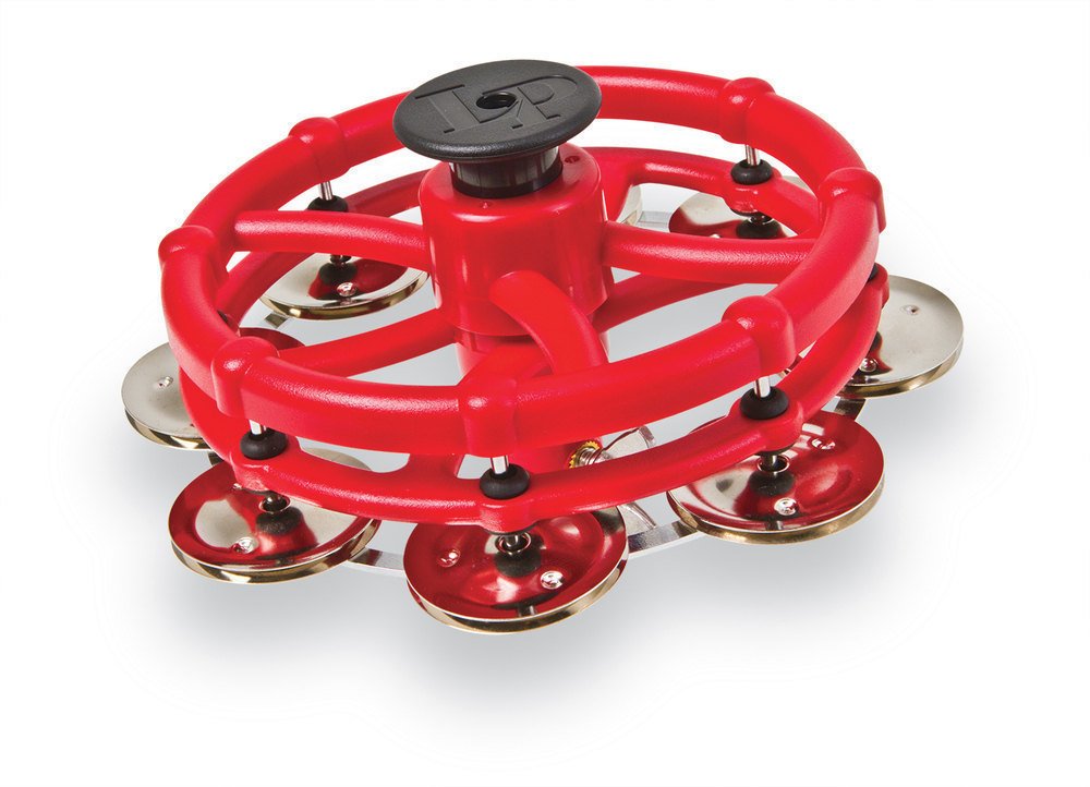 55544 Tambourine Hi-Hat Steel Jingles Latin Percussion - Image 1
