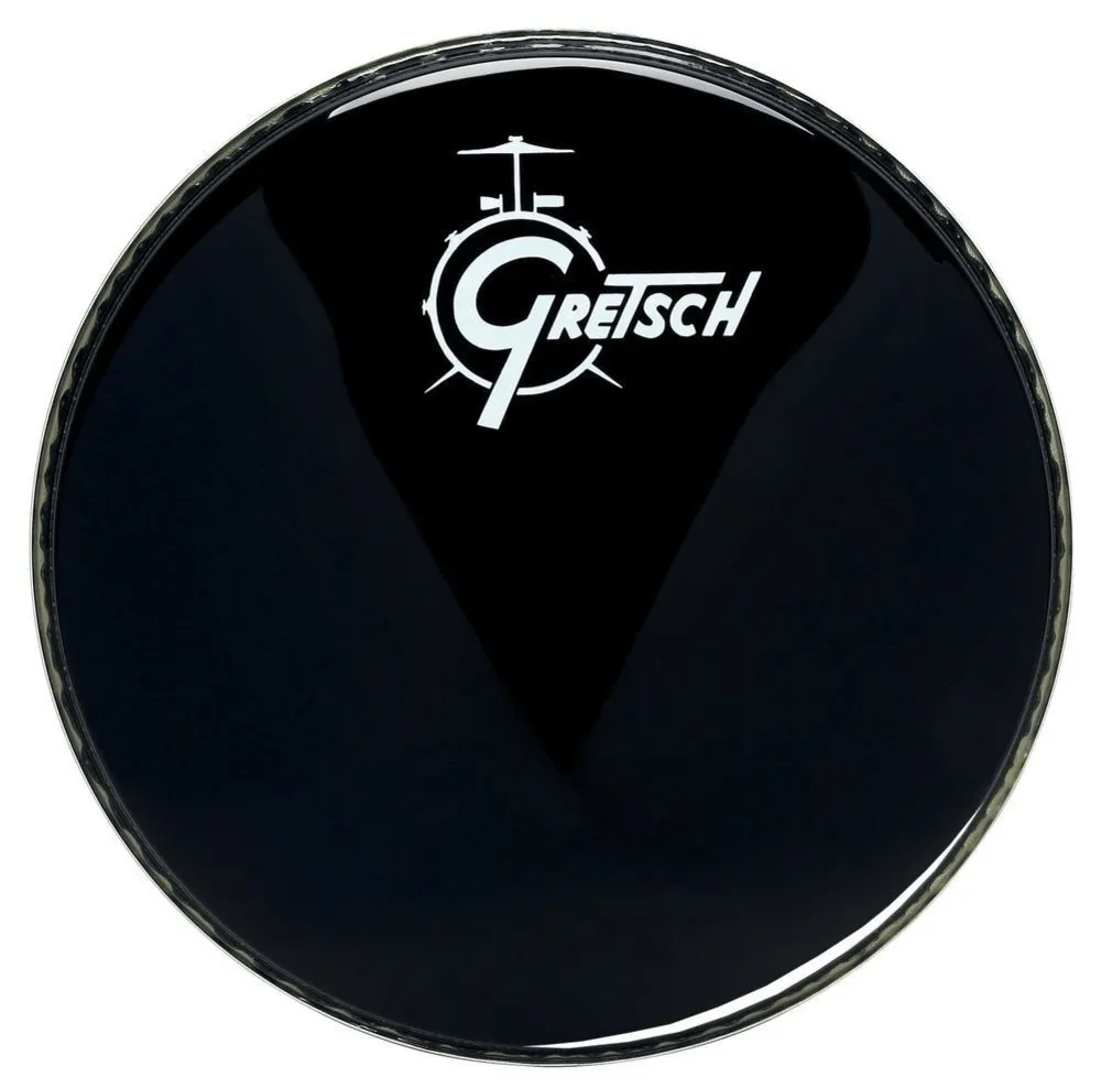 Bassdrum head Ambassador Ebony 26 Gretsch Hardware - Image 1