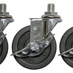 Hardware accessories & replacement parts Lockable swivel caster - LP290B - LP290S - LP290S-AIR - LP291 - LP445 Chrome Latin Percussion