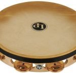 Tambourine Pro 10 in Single Row with Head 10 Bronze with head Latin Percussion