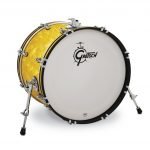 Bass Drum Catalina Club Yellow Satin Flame Gretsch Drum