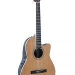 E-Acoustic classical guitar Celebrity CS Standard Mid Cutaway Natural Ovation