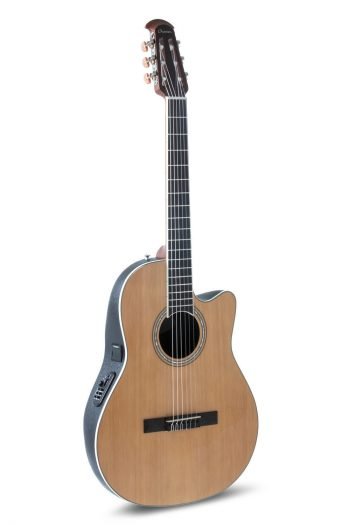 E-Acoustic classical guitar Celebrity CS Standard Mid Cutaway Natural Ovation