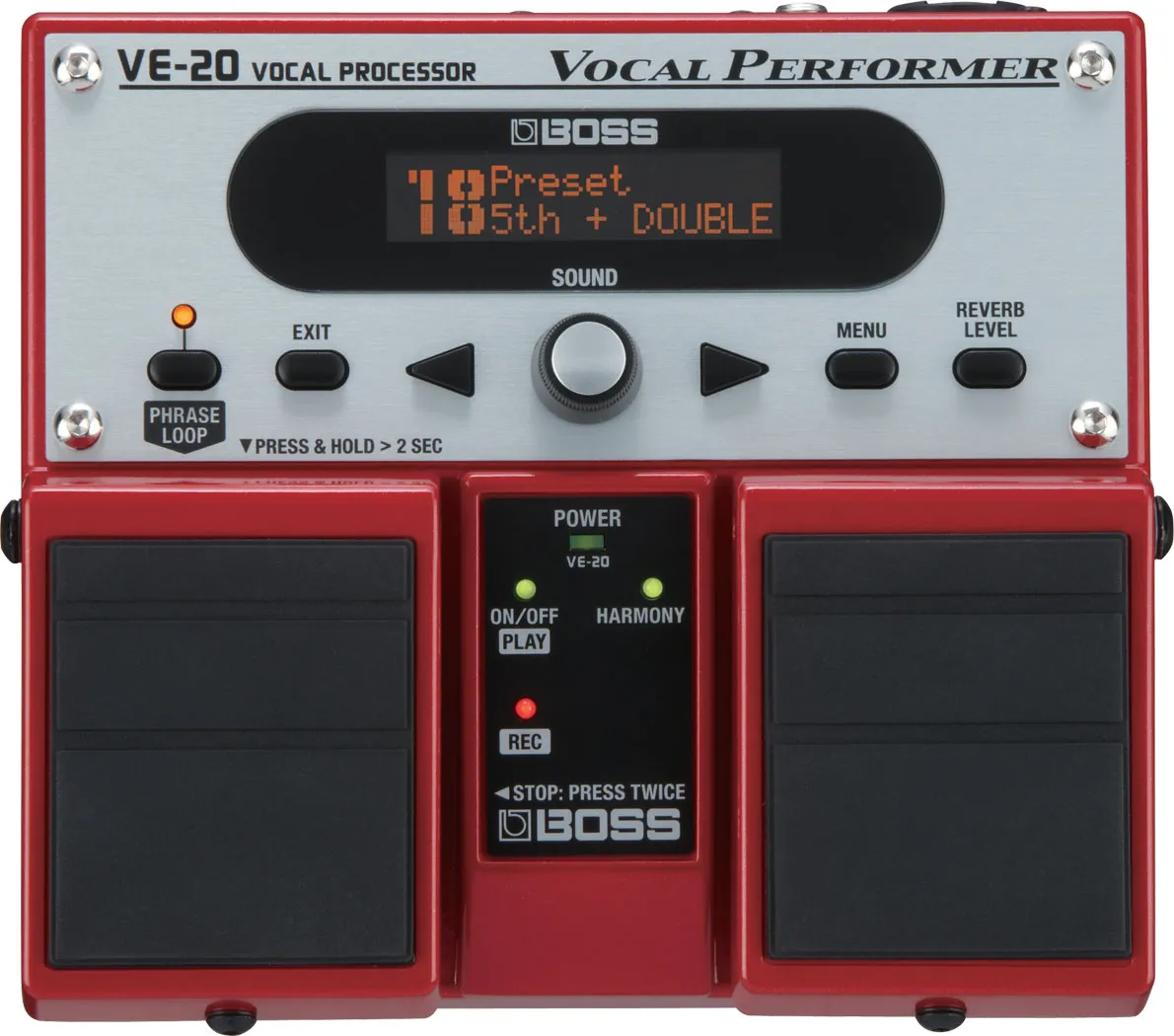 ve-20_top_gal Vokālais pedālis BOSS VE-20 - Image 1