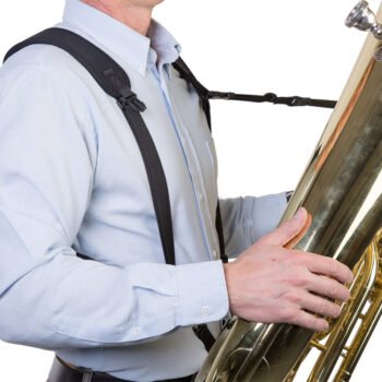 Carrying strap Tuba Harness Black, Length 55,8 - 68,6 cm Saxophone straps / Carrying straps
