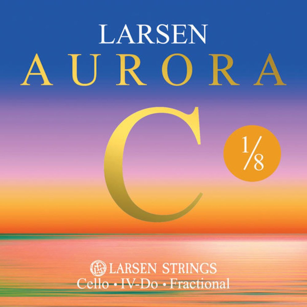 101251 Cello Strings Larsen Aurora C 1/8 Strings for cello - Image 1