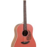 Acoustic Guitar Jump Slope Shoulder Dreadnought Peach Ovation