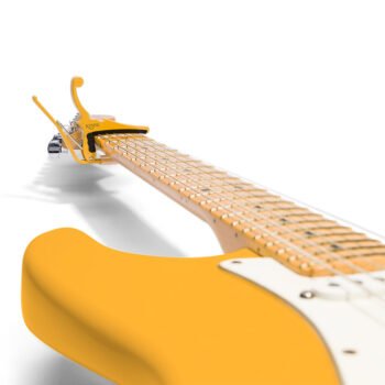 Capo FENDER x KYSER Quick-Change E-Guitar butterscotch blonde Guitar Accessories - Image 2