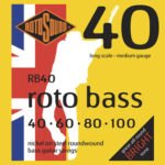 E-Bass Strings Roto Bass Set 4-string Nickel Medium 40-100 Strings for E-Bass
