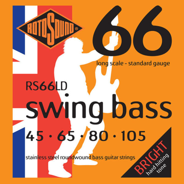 E-Bass Strings Swing Bass 66 Set 4-string Standard 45-105 Strings for E-Bass