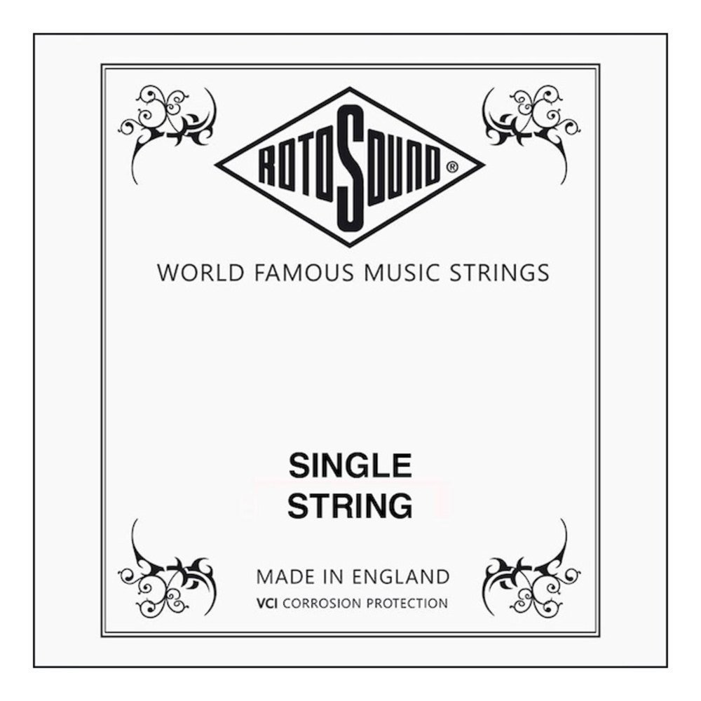 102876 Electric and acoustic guitar strings Single Strings plain .026/0.66mm E-guitar strings - Image 1