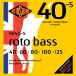 E-Bass Strings Roto Bass Set 5-string Nickel Standard 40-125 Strings for E-Bass