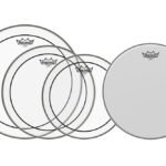 Drum head Pro Pack Pinstripe transparent 12, 13, 16 + free 14 Remo Drumheads