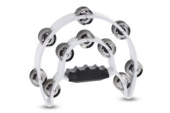 Jingle wreath Half moon 20 jingles White Small percussion - Image 4