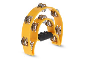 Jingle wreath Half moon 20 jingles Yellow Small percussion