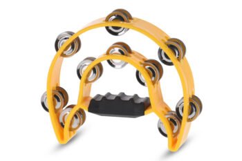 Jingle wreath Half moon 20 jingles Yellow Small percussion - Image 2