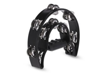 Jingle wreath Half moon 20 jingles Black Small percussion