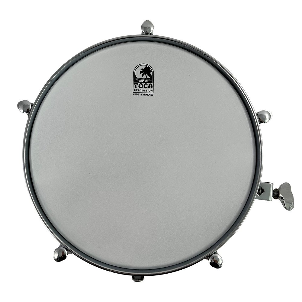 112506 Drumset Add-Ons Timbales 12 x 4 Stainless Steel Toca Percussion - Image 1
