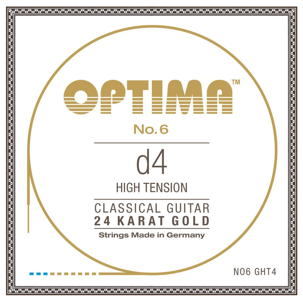 113799 Strings for classic guitar single strings D4w gold-plated Strings for classic guitar - Image 1