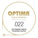 Strings for E-guitar Gold strings round wound D4 .022w E-guitar strings