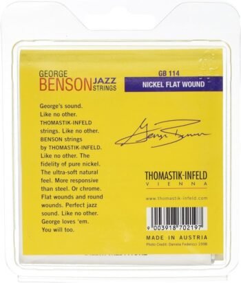 Strings for E-guitar George Benson Jazz Guitar Set heavy flatwound E-guitar strings