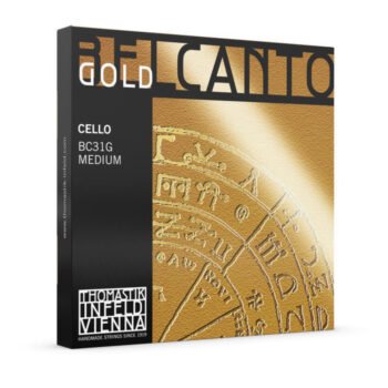 Cello Strings Belcanto Gold Medium Strings for cello - Image 2