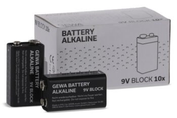 Battery Alkaline 9 V Block Batteries