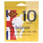 Strings for Acoustic Guitar Tru Bronze Set Extra Light 10-50 Acoustic guitar strings