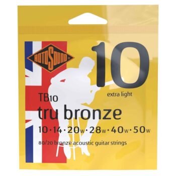 Strings for Acoustic Guitar Tru Bronze Set Extra Light 10-50 Acoustic guitar strings