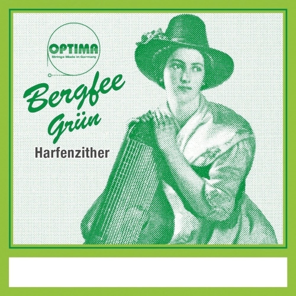 121701 Strings for zither Harp/air resonance zither nylon green 1321 h Strings for zither - Image 1