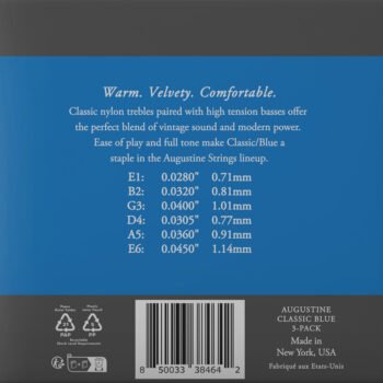 Strings for classic guitar Classic Label 3 x Set Classic Blue Strings for classic guitar - Image 2