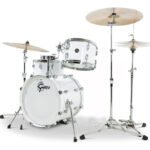 shell set Renown Maple Piano White Gretsch Drum