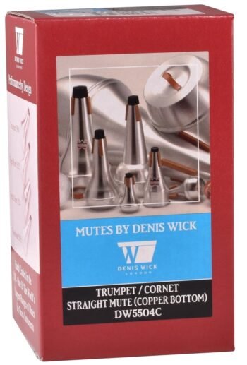 Mutes Straight 5504C Trumpet, copper bottom Denis Wick mute - Image 2