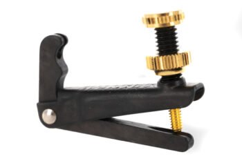 Violin fine tuner Black/Gold plated String adjuster - Image 2