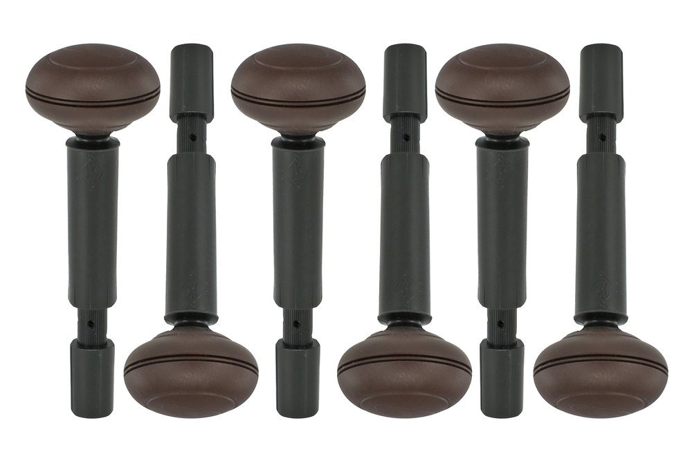 128670 machine heads Fine tuning pegs for Tar Set of 6 pieces black/brown Guitar Accessories - Image 1