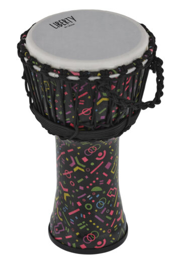 Djembé Liberty Series Rope Tuned 8 Crazy Neon Liberty Series - Image 3