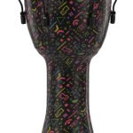 Djembé Liberty Series Mechanically Tuned 12 Crazy Neon Liberty Series