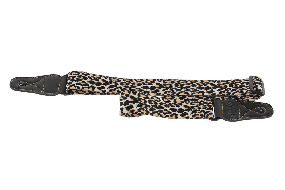134450 Guitar Straps GEWA Animal Edition Leopard Guitar Accessories - Image 1