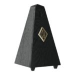 Metronome Pyramid shape Oak black. matt 819 Wittner