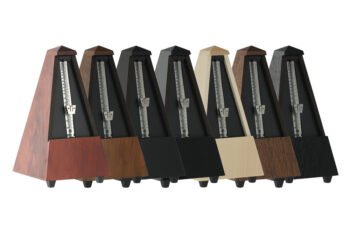 Metronome Pyramid shape Nutbrown. Highgloss 813 Wittner - Image 2