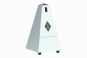 Metronome Pyramid shape Siver matt bright 845202 Wittner