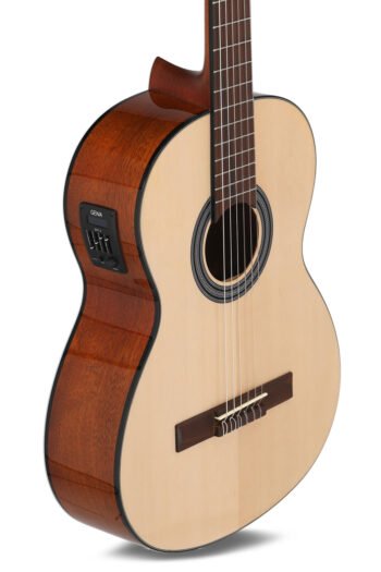 E-Acoustic classical guitar Student E-Acoustic natural VGS Classical Guitars - Image 3