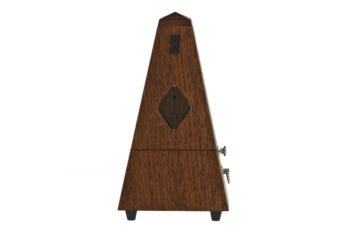 Metronome Pyramid shape Oak brown. matt 818 Wittner - Image 2