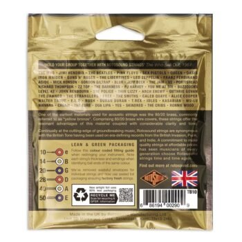 Strings for Acoustic Guitar Tru Bronze Set Extra Light 10-50 Acoustic guitar strings - Image 2
