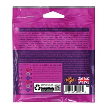Strings for E-guitar Roto Set Medium Heavy 12-52 E-guitar strings