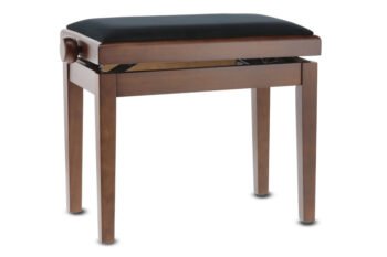 Piano bench Deluxe Walnut matt GEWA Piano benches