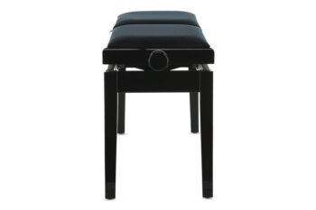 Piano bench Deluxe Double Black highgloss GEWA Piano benches - Image 3