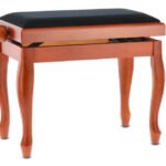 Piano bench Deluxe Classic Cherry matt GEWA Piano benches