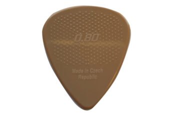 Pick Janicek Nylonpicks 0.80 white coffee Guitar Accessories