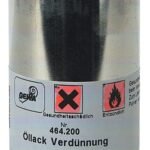 Thinner for oil varnish Varnish and resin/ varnishing accessory